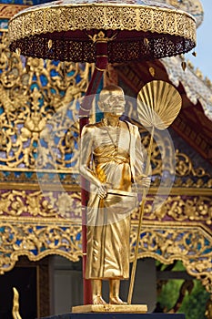 Kruba Srivichai Monument at Wat Phra Singh