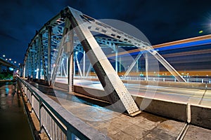 Krungthep bridge at night