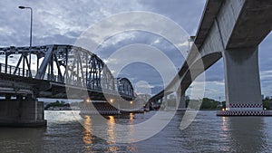 Krungthep Bridge at twilights