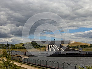 The Kruonis Pumped Storage Hydroelectric Plant . Hydroelectric power station. Lithuania.