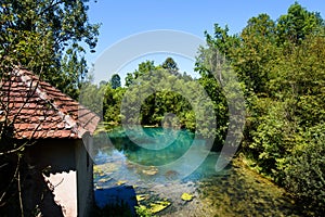 Krupaj vrelo a natural water well in Serbia