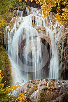 Krushuna Waterfalls panorama, Lovech, Bulgaria