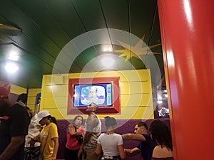 Krustyland ride at universal studios Orlando