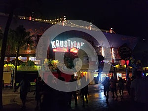 Krustyland ride at universal studios Orlando