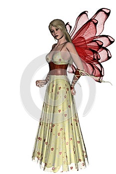 KRW Red Floral Faerie