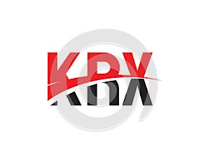 KRX Letter Initial Logo Design Vector Illustration photo