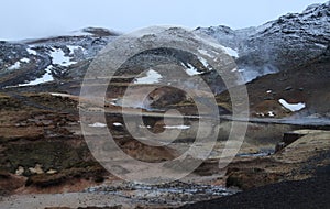 Krysuvik geothermal area, Iceland photo