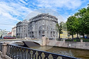 Kryukov canal in St. Petersburg