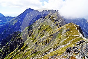 Krzyzne Pass, Tatra Mountains, Poland