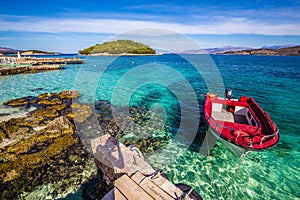 Ksamil -  Butrint National Park, Sarande, Albania photo