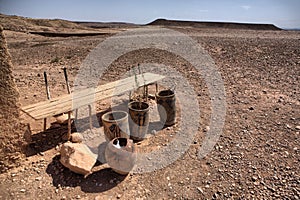 Ksar Ait Ben Haddou arid outskirts