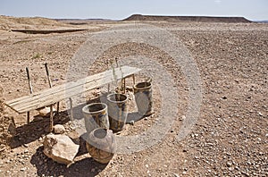 Ksar Ait Ben Haddou arid outskirts, Morocco