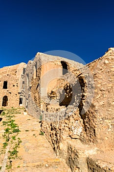 Ksar Hadada in in southeastern Tunisia. Star Wars were filmed here.