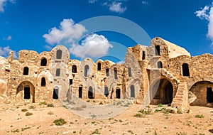 Ksar Ouled Abdelwahed at Ksour Jlidet village in South Tunisia