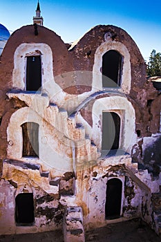 Ksar Ouled Debbab, Debbab, Ksour, Tunisia - Abandoned building