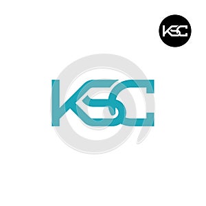 KSC Logo Letter Monogram Design