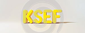 KSeF, Krajowy System e Faktur, text written on a laptop keyboard photo