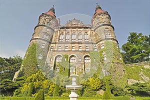 Ksi?? - historic castle in a castle complex, located in the Ksi??