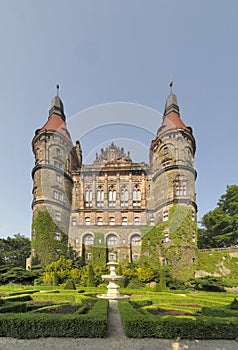 Ksi?? - historic castle in a castle complex, located in the Ksi??