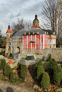Ksiaz castle miniature