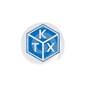 KTX letter logo design on black background. KTX creative initials letter logo concept. KTX letter design