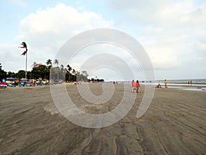 Kuakata beach , Bay of Bengal, Bangladesh