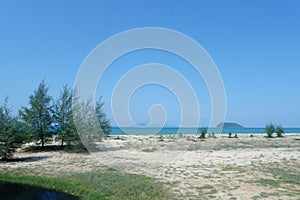 Kuala Besut Beach in Kuantan, Kota Baru, Malaysia is one of the tourist attractions and very beautiful