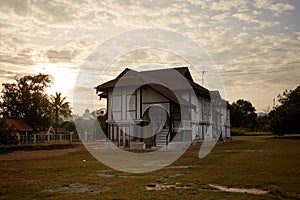 KUALA KANGSAR, MALAYSIA - FEBRUARY 10, 2020 : Traditional Malay House at Kuala Kangsar, Perak