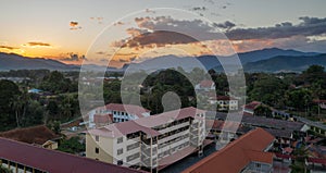 Kuala Kangsar Town Aerial View