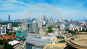 Kuala Lumpur city skyline