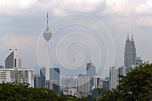 Kuala Lumpur City Skyline Daytime