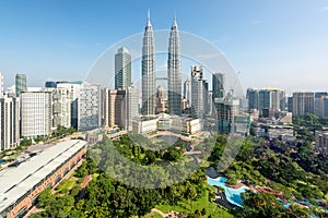 Kuala lumpur city skyscraper in Kuala lumpur, Malaysia