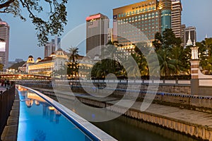 Kuala Lumpur cityscape at sunset, Malaysia