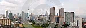 Kuala Lumpur Daytime Cityscape Panorama