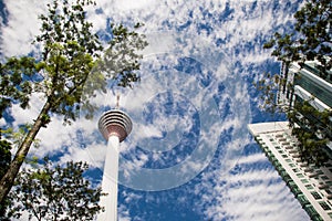 Kuala Lumpur landscape with Menara tower Malaysia