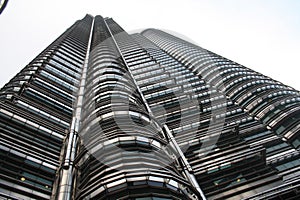 Kuala Lumpur, Malaysia - 02.18.2019. The KLCC twin tower, Petronas building