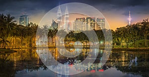 Kuala Lumpur night Scenery, The Palace of Culture