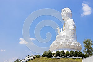 Kuan Yin buddha on sky