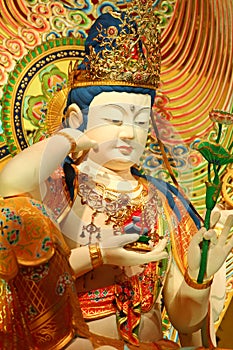 Kuan yin statue in temple