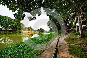 Kuang River during Loy Kratong Festival