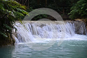 Kuang Si Kouangxi waterfall, Luangprabang, Loas.
