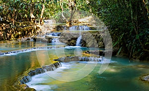 Kuang Si Waterfa near Luang Prabang Laos