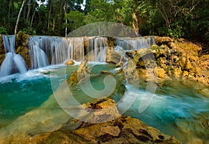 Kuang Si Waterfa near Luang Prabang Laos