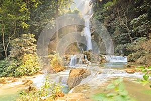 Kuang Si waterfalls at Laos.