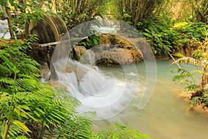 Kuang Si waterfalls at Laos.