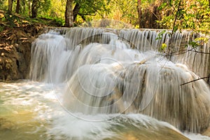 Kuang Si waterfalls at Laos.