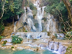 Kuang Si Waterfalls, Luang Prabang, Laos