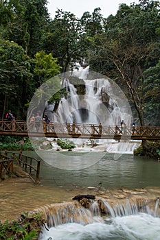 Kuang Si Waterfalls near Luang Prabang, Laos