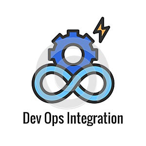 Kubernetes Development and Environment Icon Showing Aspect