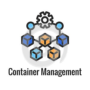 Kubernetes Development and Environment Icon Showing Aspect